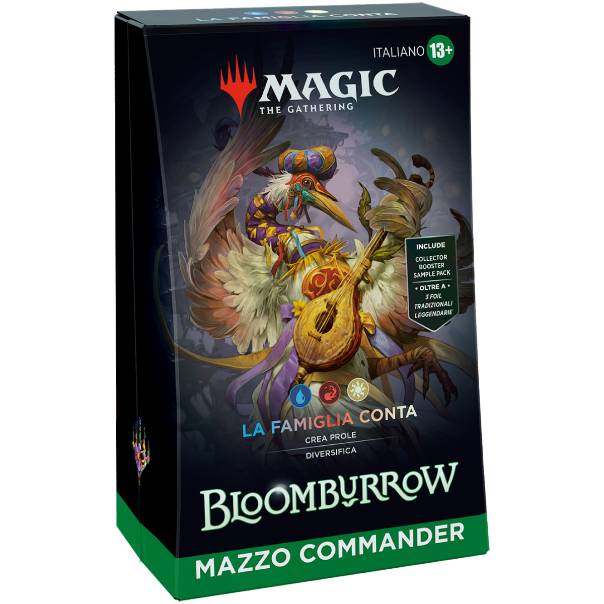 magic the gathering - bloomburrow - 4 mazzi commander (ita)