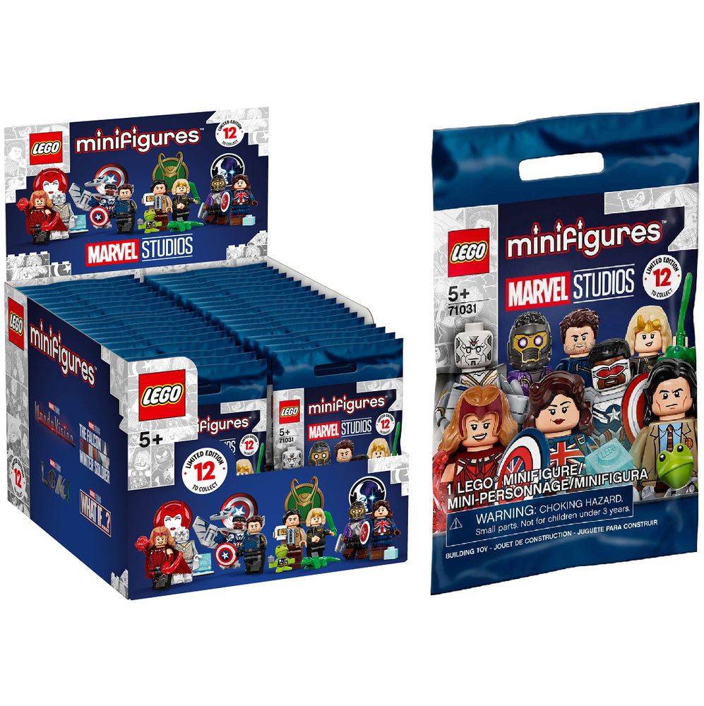 71031 - minifigures marvel studios - box 36 bustine