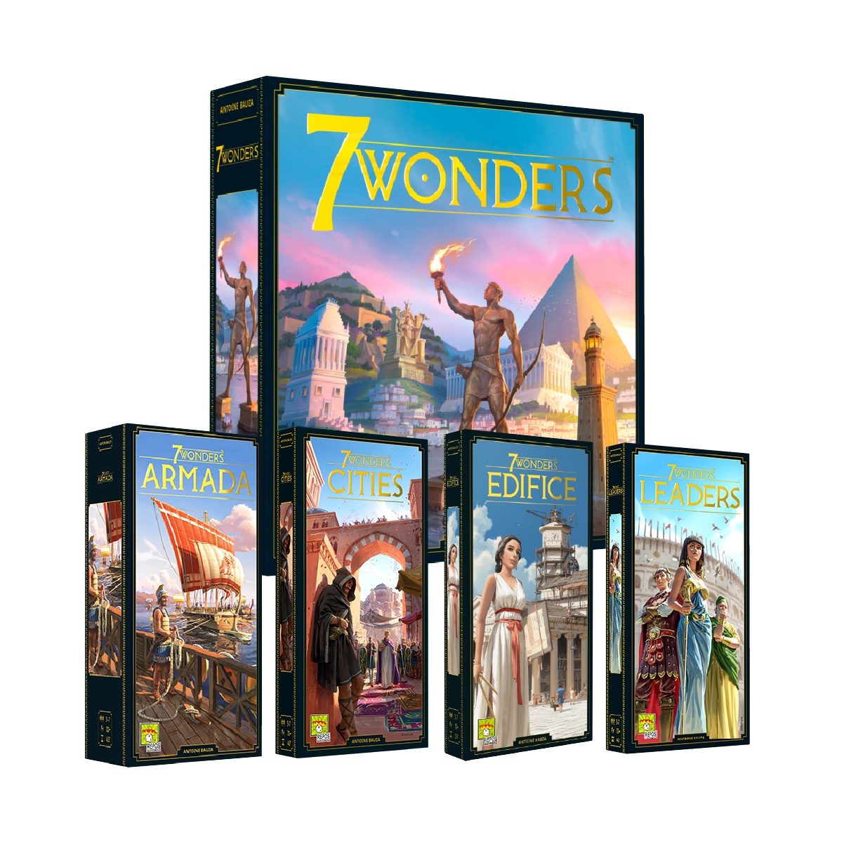 7 wonders - gioco base + 4 espansioni